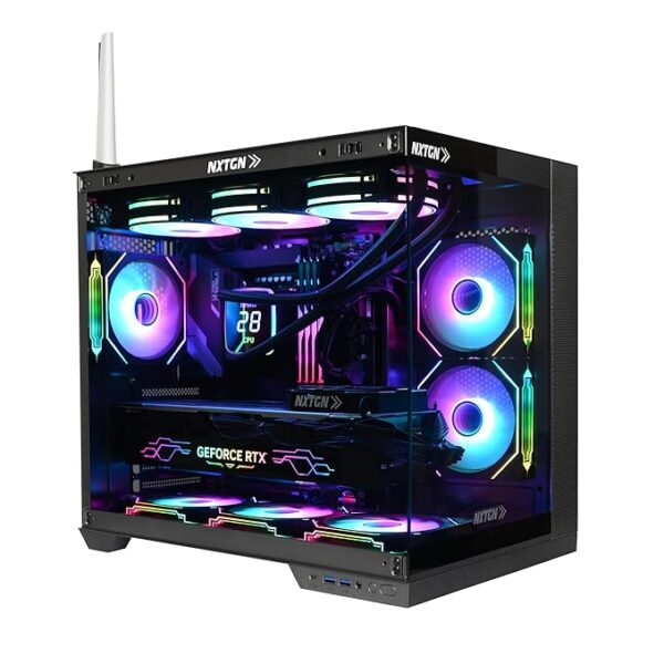 NXTGN X4 Core i9 14th Gen High-End Gaming PC | RTX 4080 Super 16GB | 128GB DDR5 6000MHz RAM | 2TB NVMe SSD + 10TB HDD | Z790 WiFi/Bluetooth Motherboard | Liquid Cooled | Gaming/AI & LLM's/Server PC